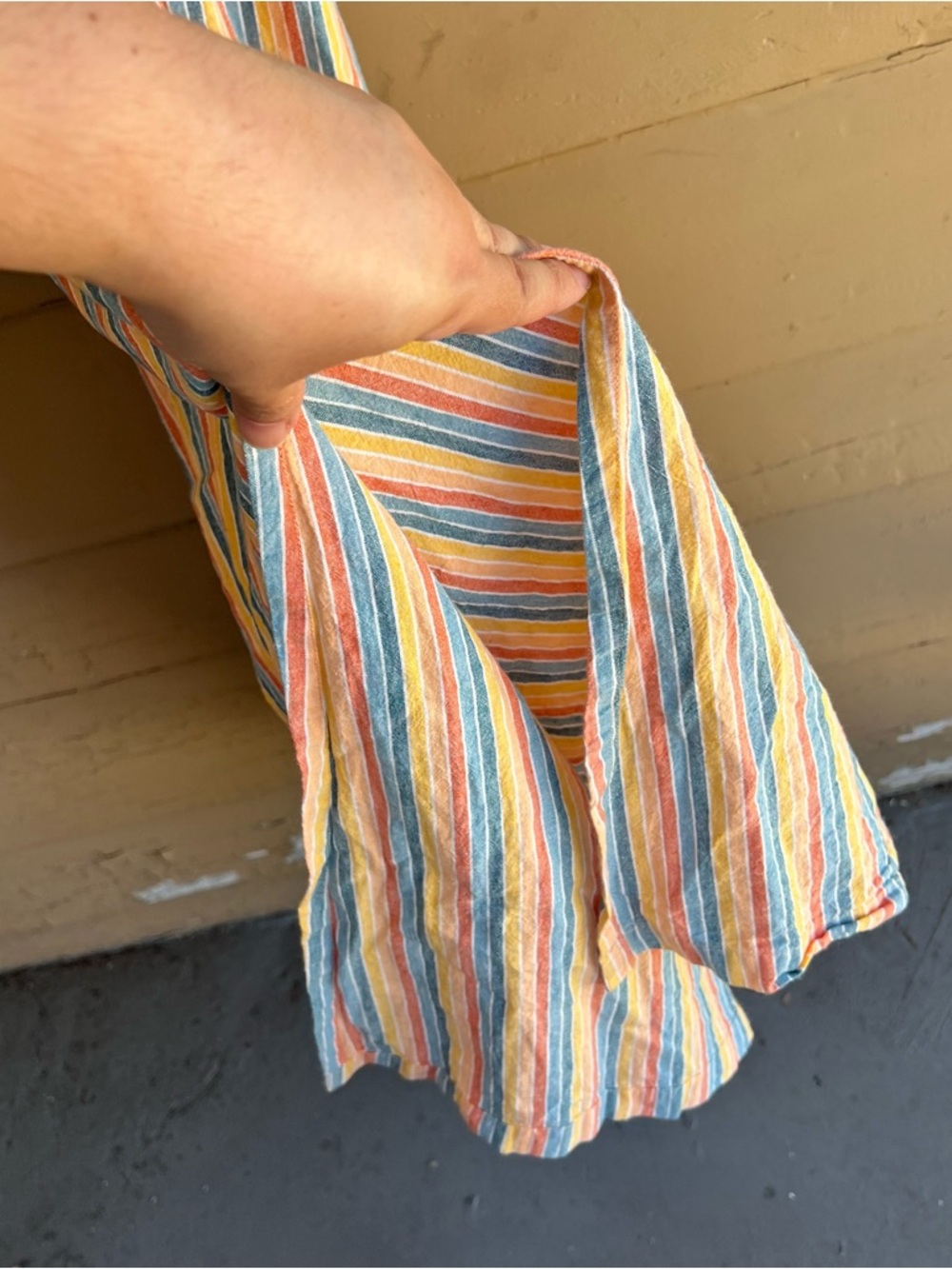 Roxy New Silver Light Striped Maxi Dress Sz M - Picture 8 of 10